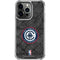 NBA Los Angeles Clippers Black Rust iPhone 15 Pro Clear Case